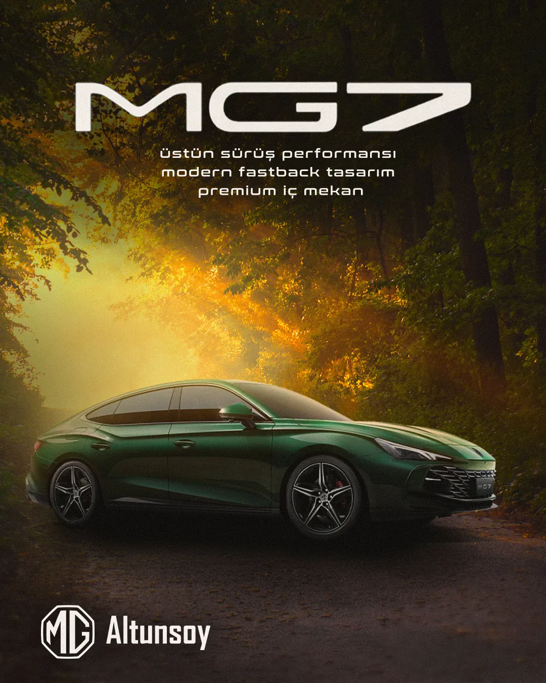 MG Altunsoy Otomotiv MG7 Fastback Samsun sosyal medya referansı (Post)