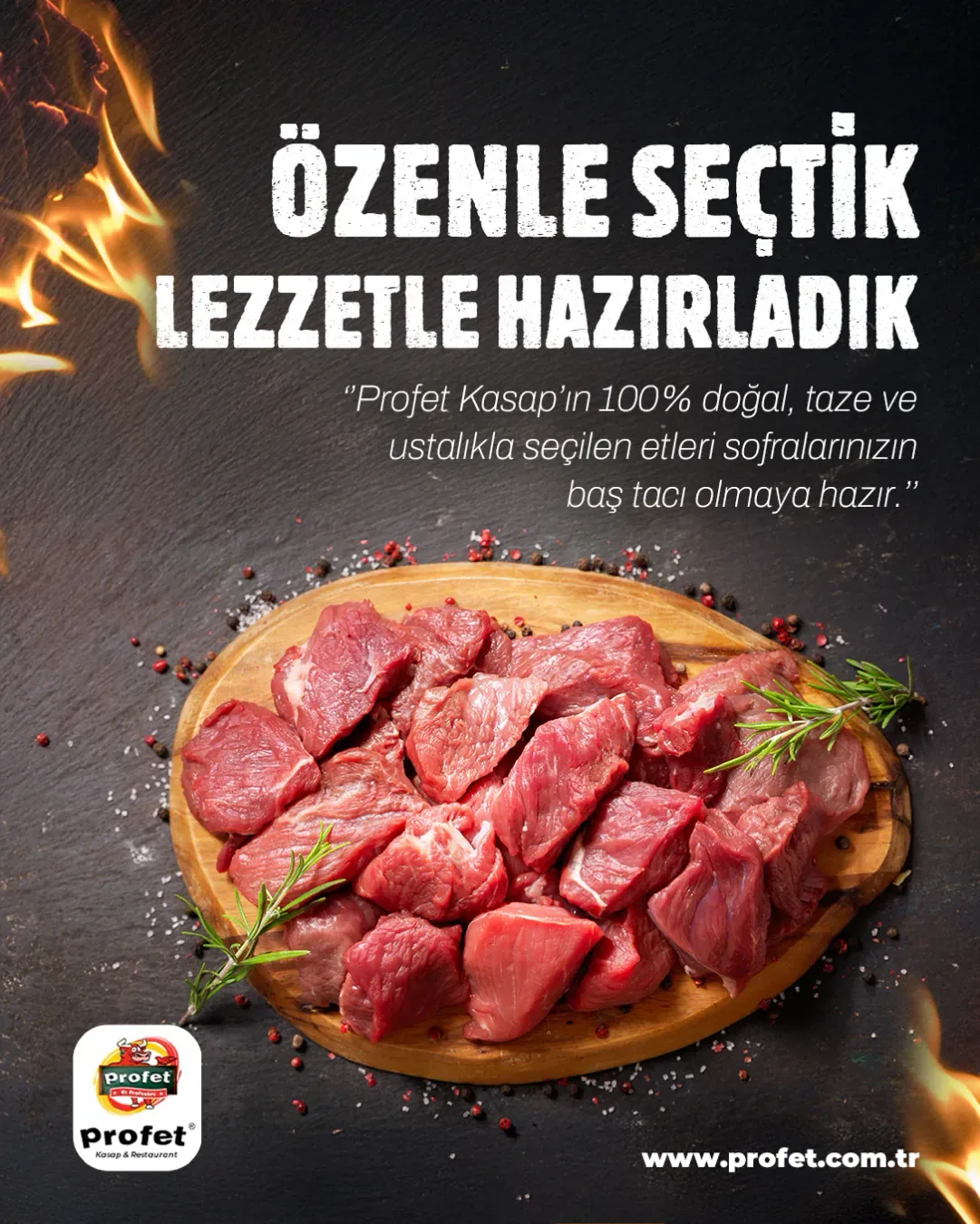Profet Kasap & Restaurant Samsun sosyal medya referansı (Post)