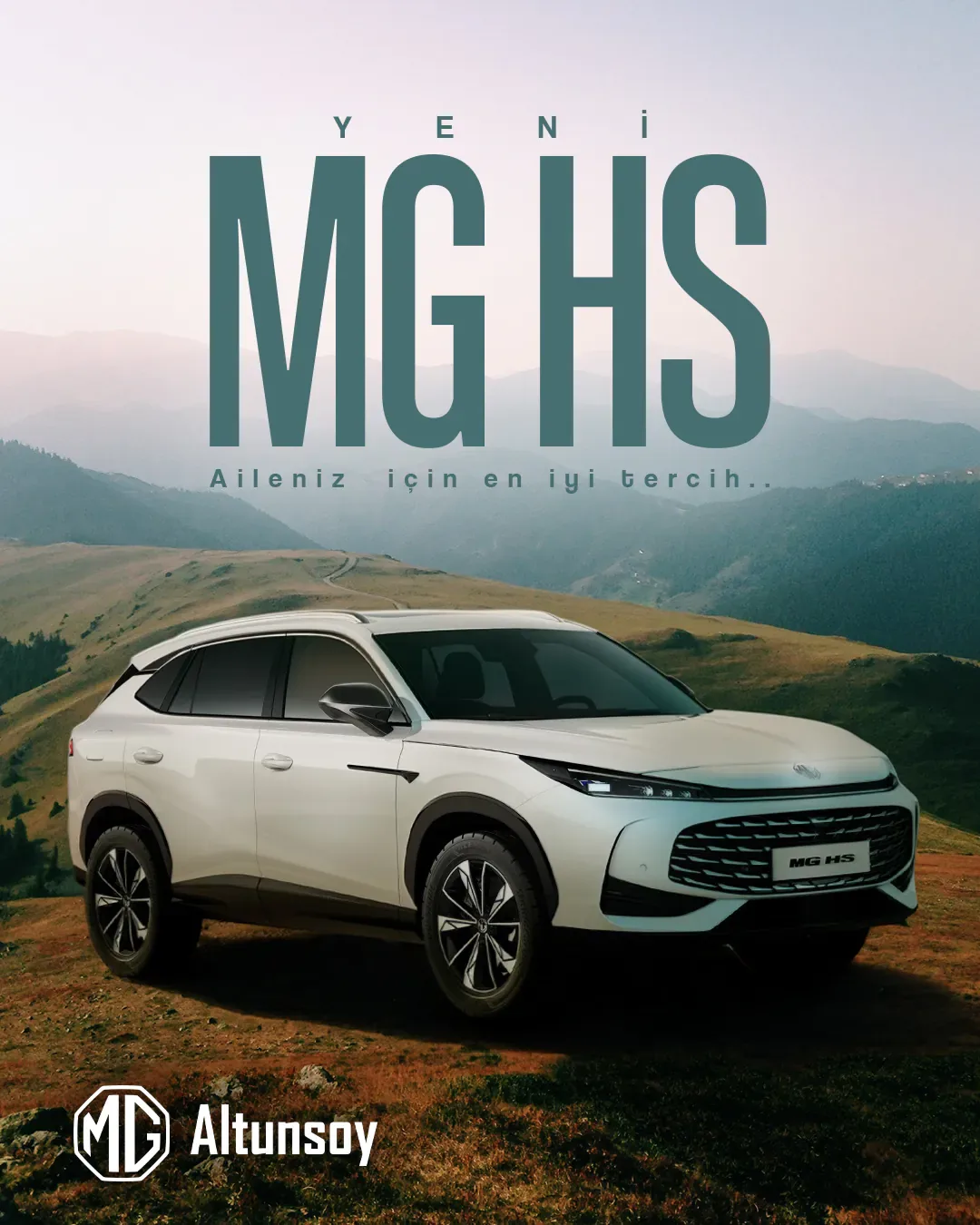 MG Altunsoy Otomotiv Yeni MG HS Samsun sosyal medya referansı (Post)