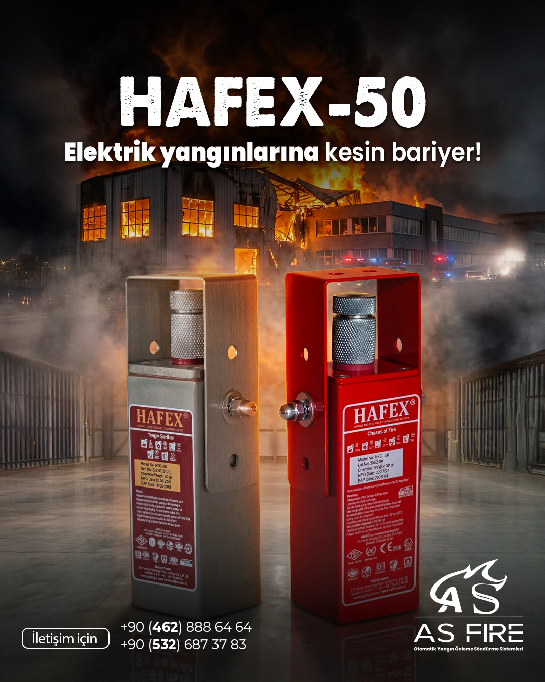 As Fire Yangın Sistemleri Samsun sosyal medya referansı (Post)