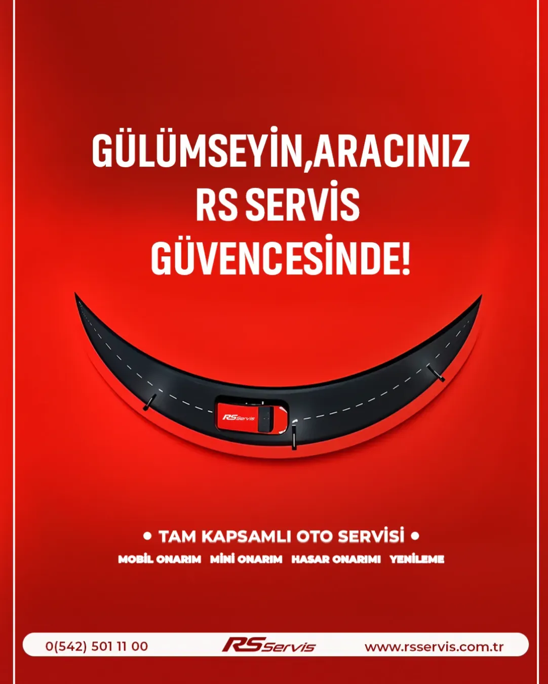 RS Servis Samsun sosyal medya referansı (Post)
