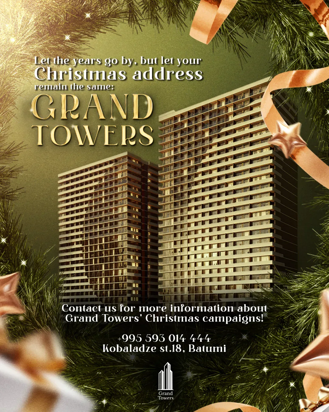 Grand Towers Batumi Yılbaşı Tebrik… Samsun sosyal medya referansı (Post)